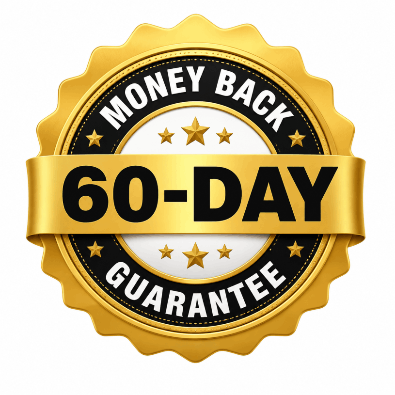  60 Day money back guarantee